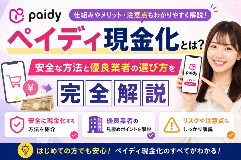 ペイディ現金化とは?安全な方法と優良業者の選び方を完全解説
